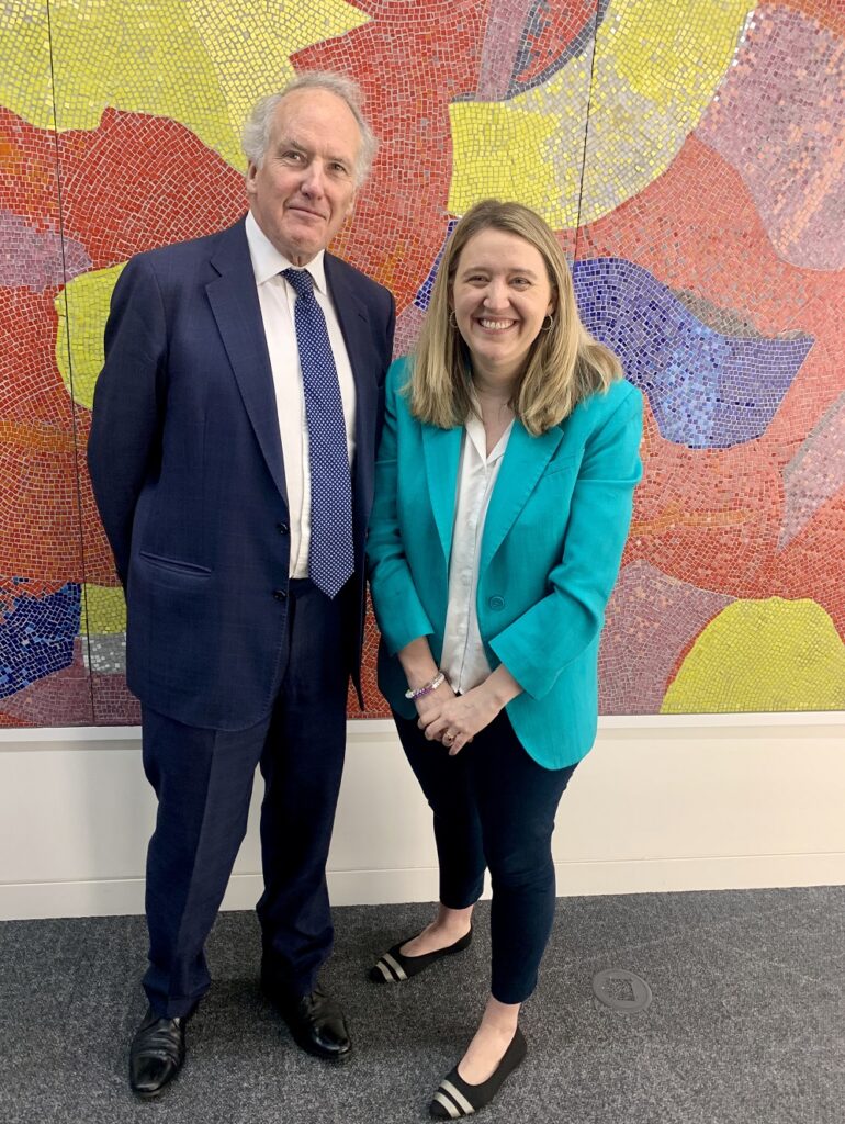 Gareth Rhys Williams and Georgia Gould MP